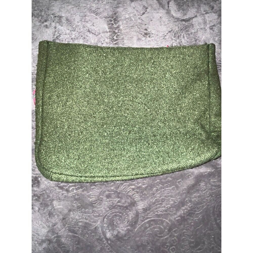 Bath & Body Works Tote Bag Goldie Limited Edition Olive Green Metal Chain Strap - Picture 5 of 10